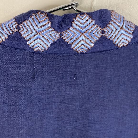 Ali 4 Ibu waist coat long jacket cotton handmade Pakistan small - Picture 7 of 16